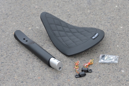 Bobber Sitz-Kit in schwarzer Sitz, Monolever